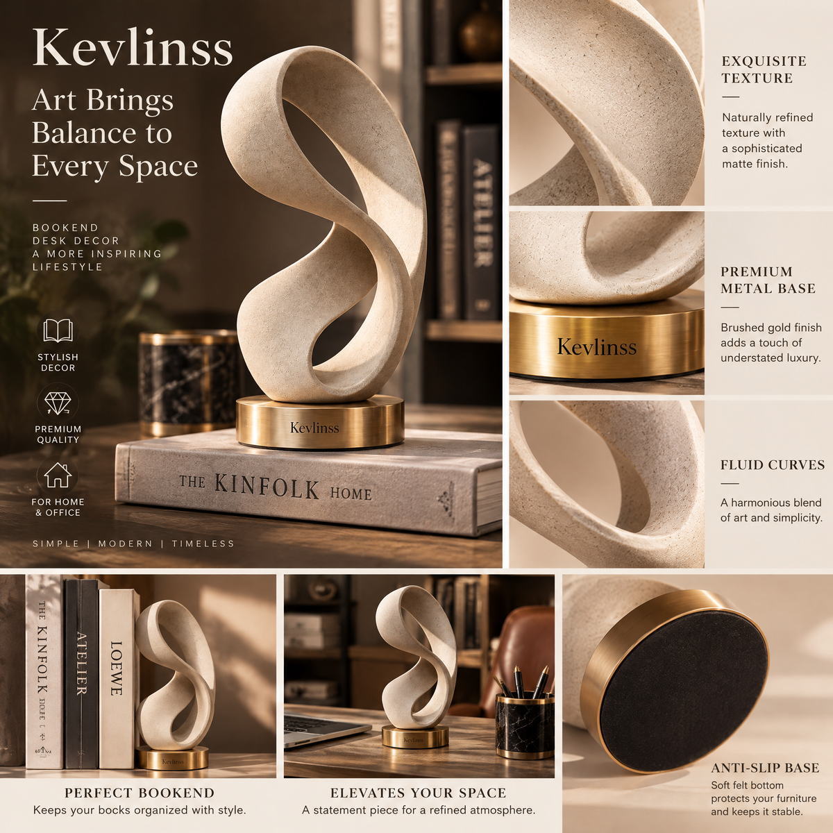 Kevlinss™ Sculptural Loop Accent
