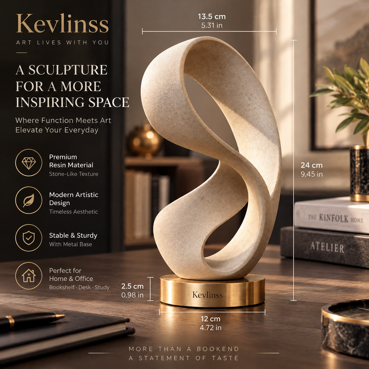 Kevlinss™ Sculptural Loop Accent